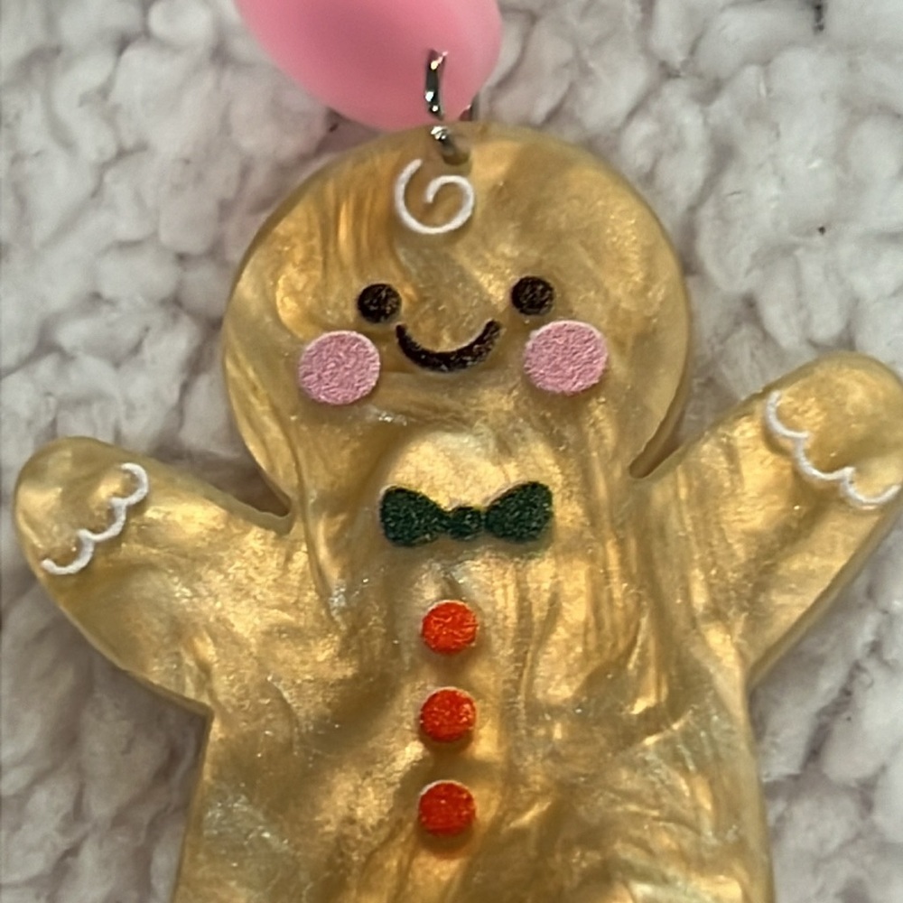 Adorable Gingerbread Earrings - Picture 5 of 5